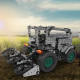 946pcs 3d metal gear drive big farm combine wheat harvester assembly toy