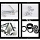 969pcs assembly diy stainless steel 3d puzzle  tank model kit