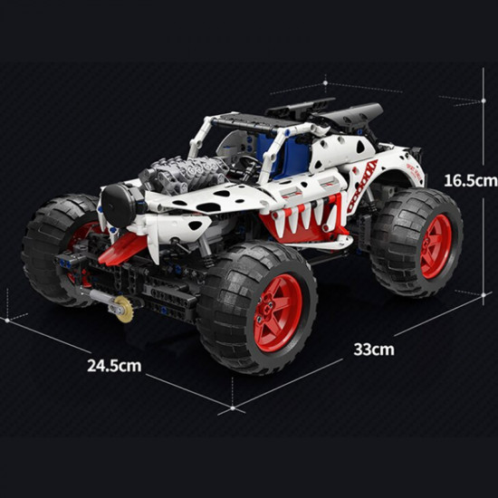 "dalmatian" monster truck 986pcs