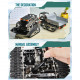 934pcs 2.4g 9ch rc dump truck 3d metal model kits assembly toy difficult puzzle