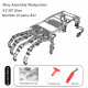 822pcs alloy manipulator assembly model diy metal screw puzzle kit adults kids toys