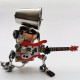 steampunk style assembled 3d metal musician bassists model lamp 2-in-1desk decor  crafts