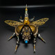 assembly diy 3d metal mechanical war beetle with sound control light