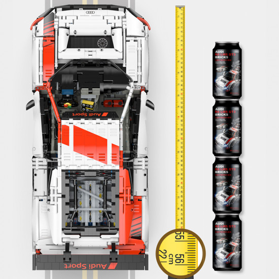 remote controlled audi r8 lms gt3 3300pcs