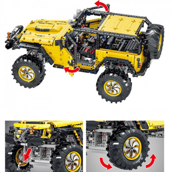 "banana" off roader 2452pcs