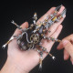 blind box 3pcs/set diy mechanical assembly metal steampunk insect puzzle model kit