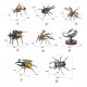 blind box 3pcs/set diy mechanical assembly metal steampunk insect puzzle model kit