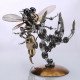 bluetooth speaker diy mechanical wasp assembly steampunk metal model kit