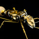 brass insect metal beetle model insect handmade crafts collection