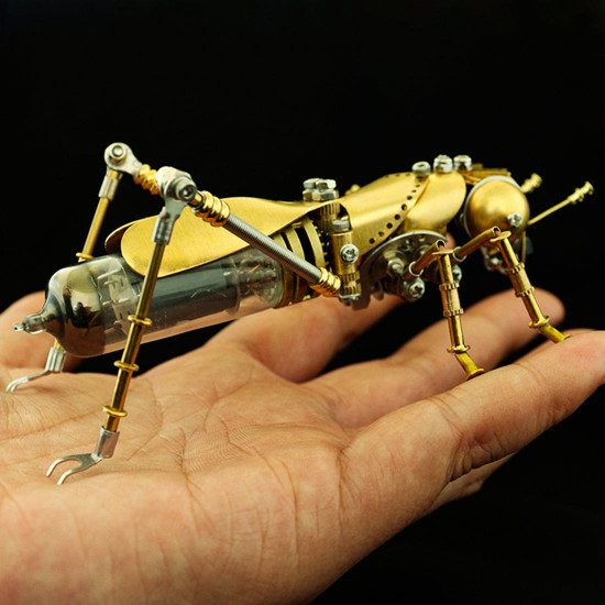 brass insect metal beetle model insect handmade crafts collection