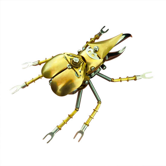 brass insect metal beetle model insect handmade crafts collection