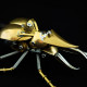 brass insect metal beetle model insect handmade crafts collection