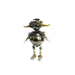 build a mini 3d metal futuristic exchange student mecha model kits blind box