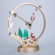 build a metal santa claus forest kits that works 3d metal puzzle christmas gifts teching