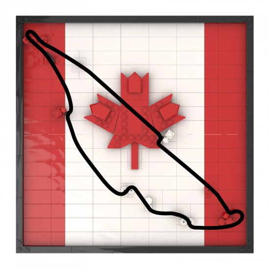 canada track map 386pcs