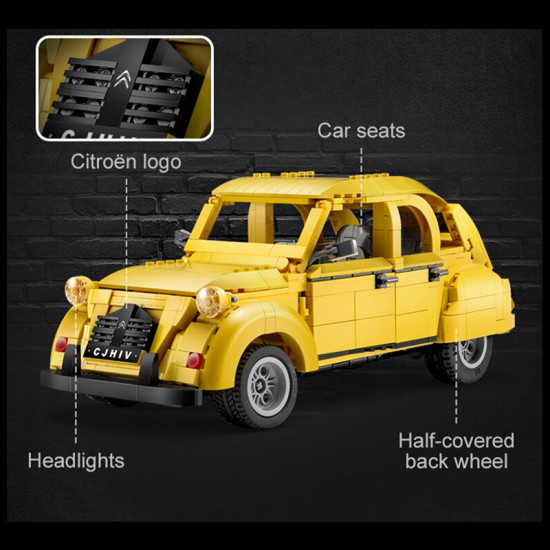 remote controlled citroen 2cv 1238pcs