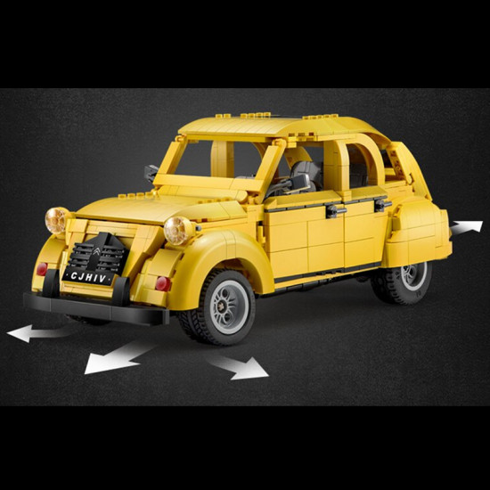 remote controlled citroen 2cv 1238pcs