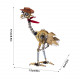 classic ostrich western cowboy 350pcs 3d metal model kits steampunk animal