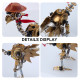 classic ostrich western cowboy 350pcs 3d metal model kits steampunk animal