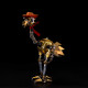 classic ostrich western cowboy 350pcs 3d metal model kits steampunk animal