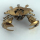 crab metal steampunk sculpture model handmade assembled crafts