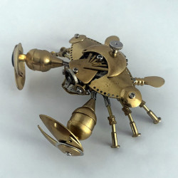 crab metal steampunk sculpture model handmade assembled crafts