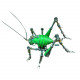 creative steampunk 3d green cricket insect sculpture assembled model kits