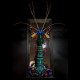 customized 3d metal lobster sculpture  assembly model kits crafts for home decor collection display