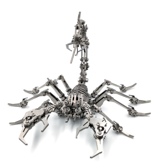 detachable scorpion king 3d stainless steel diy assembly model puzzle jigsaw