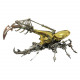 diy 3d assembly mechanical dynastes insect model creative toy set (1,014pcs/gold)