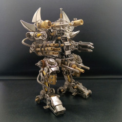 diy 3d metal fighting shooter mecha assembly model kit