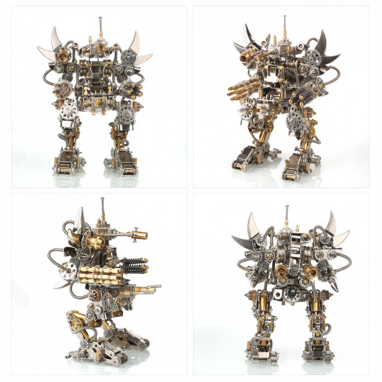 diy 3d metal fighting shooter mecha assembly model kit