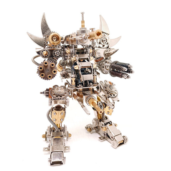 diy 3d metal fighting shooter mecha assembly model kit