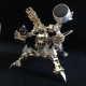 diy 3d metal mechanical fighting mecha model kit taurus berserker + chaser hunter set