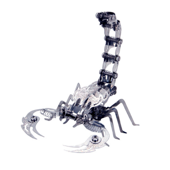 diy 3d metal mini scorpion assembly model kits puzzle toy