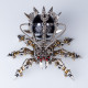 800pcs+ diy 3d metal spider king model kit bluetooth speaker assembly difficult puzzle