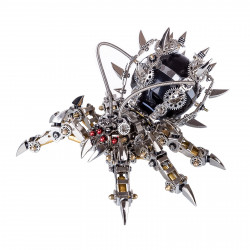 800pcs+ diy 3d bluetooth metal speaker spider king model kit  assembly difficult puzzle