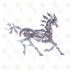 diy 3d stainless steel assembly big horse model