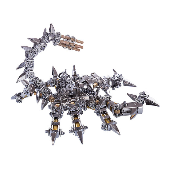 diy assembly 3d mechanical war scorpion puzzle model