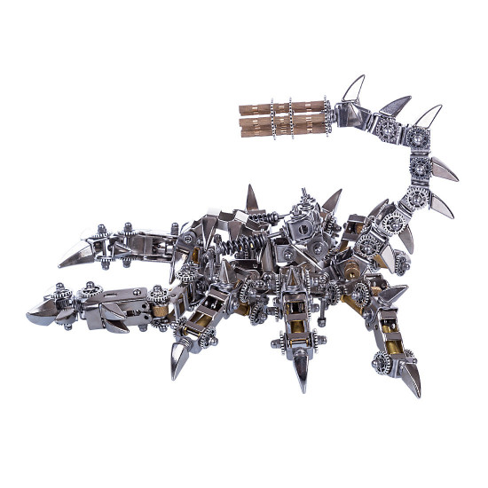 diy assembly 3d mechanical war scorpion puzzle model