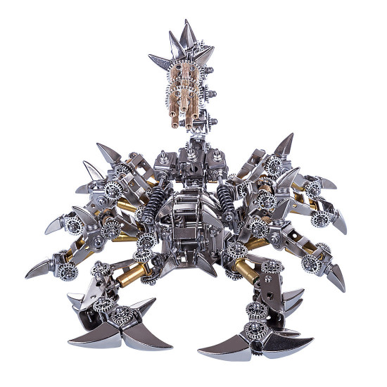 diy assembly 3d mechanical war scorpion puzzle model