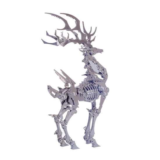 diy assembly 3d big dreamy elk deer detachable model puzzle for adults