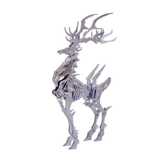 diy assembly 3d big dreamy elk deer detachable model puzzle for adults