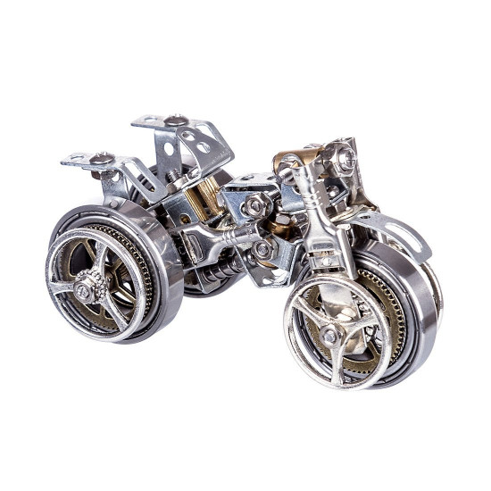 diy assembly 3d metal beach buggy motorcycle puzzle model gift