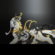 diy assembly ancient chinese tiger beasts 3d metal model kits toy