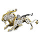 diy assembly ancient chinese tiger beasts 3d metal model kits toy