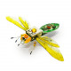 diy assembly insect vespa bee model handmade scientific toy with voice activated photo frame