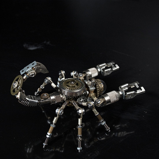 diy assembly metal scorpion puzzle model home decor gift