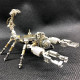 diy assembly metal scorpion puzzle model home decor gift