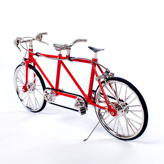 diy assembly tandem bicycle metal model puzzle kit toy